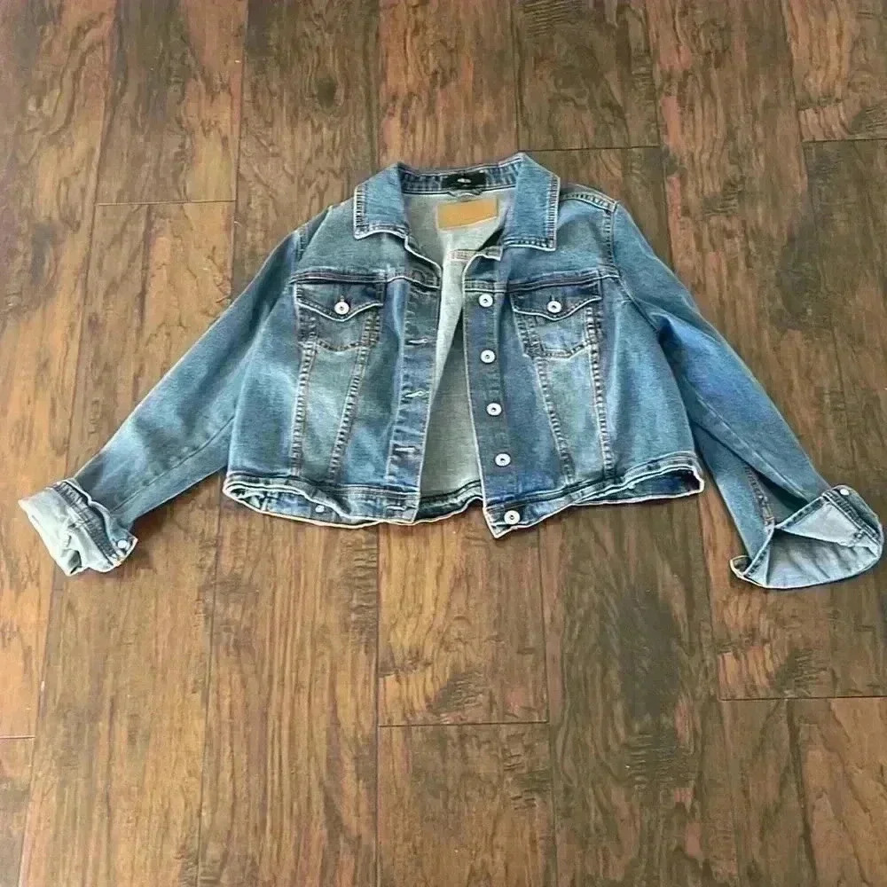 Ellos Women’s Plus Size Jean Jacket SZ 14
